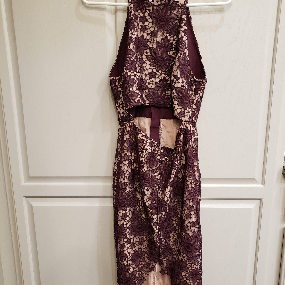 Style Stalker Burgundy Cocktail Dress